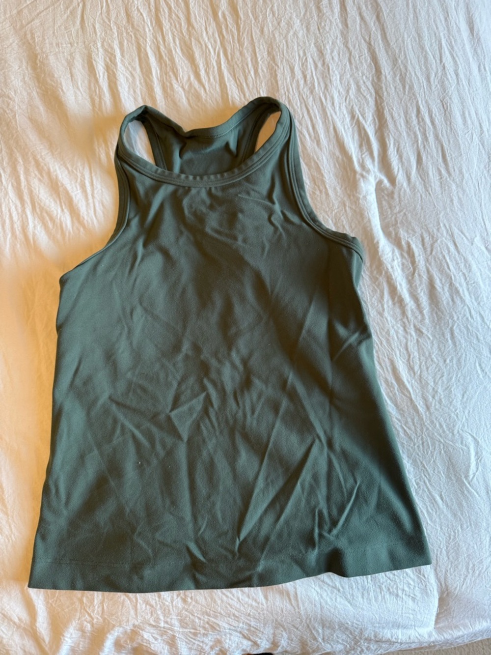 lululemon athletica Olive Green Racerback Tank